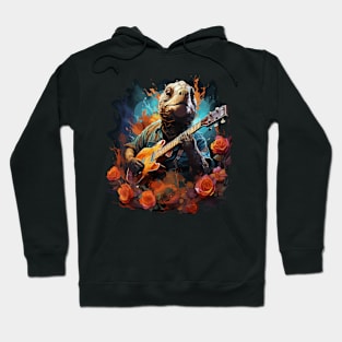 Sea Turtle Playing Guitar Hoodie